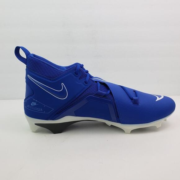 Nike Alpha Menace Pro 3 Mens Size 17 Game Royal Blue White Football Cleats main image 6